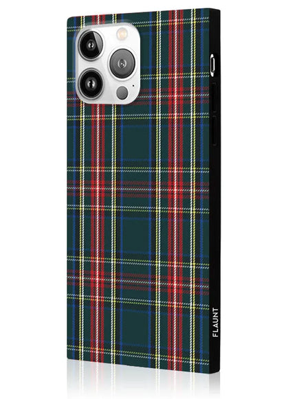 SQUARE® Green Plaid iPhone Case