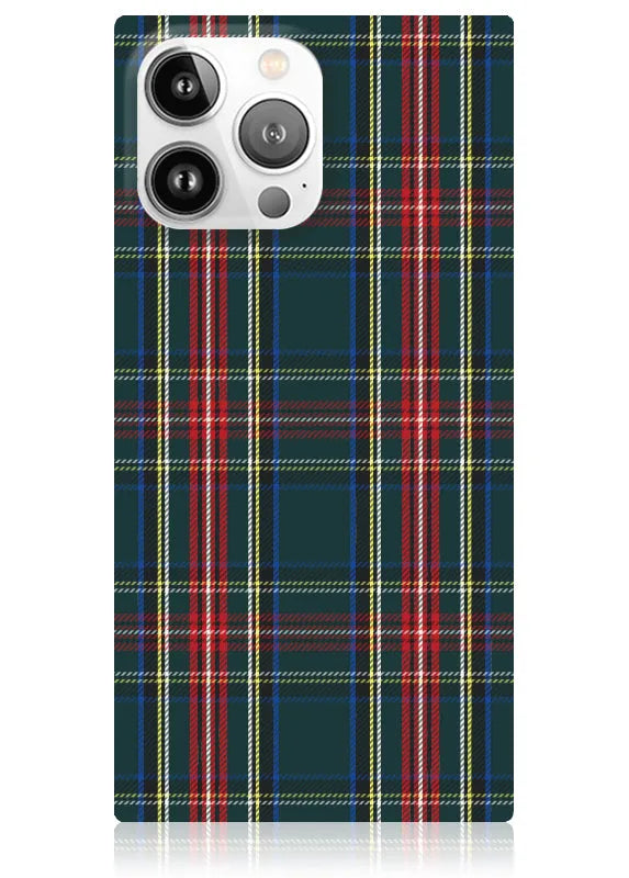 SQUARE® Green Plaid iPhone Case