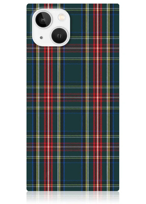 SQUARE® Green Plaid iPhone Case