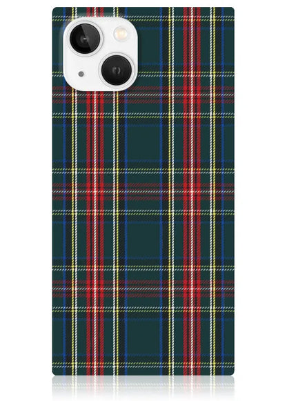 SQUARE® Green Plaid iPhone Case