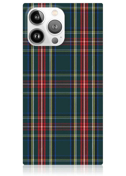 SQUARE® Green Plaid iPhone Case