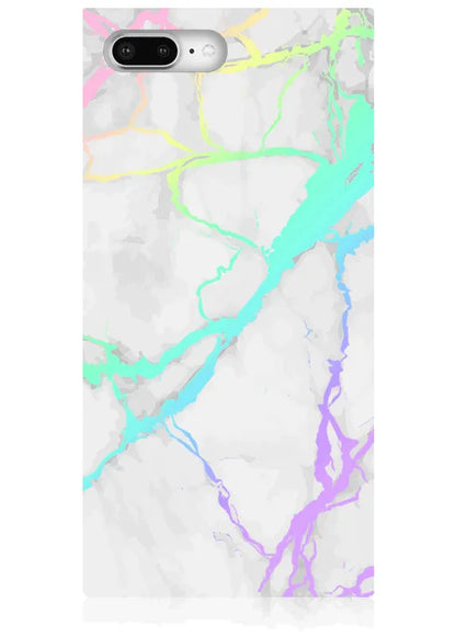 SQUARE® Holographic Marble iPhone Case