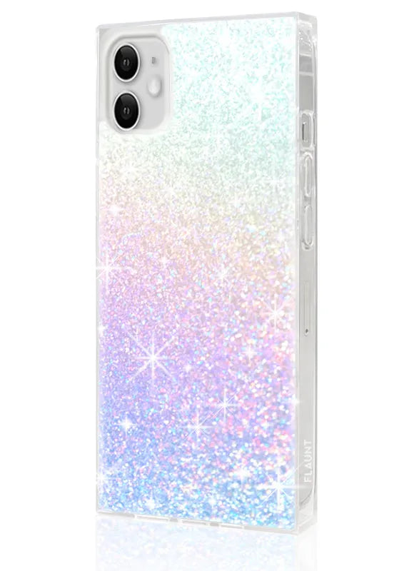 SQUARE® Iridescent Glitter iPhone Case