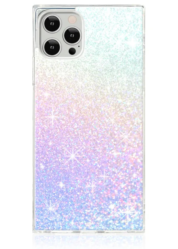 SQUARE® Iridescent Glitter iPhone Case