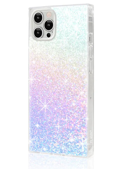 SQUARE® Iridescent Glitter iPhone Case