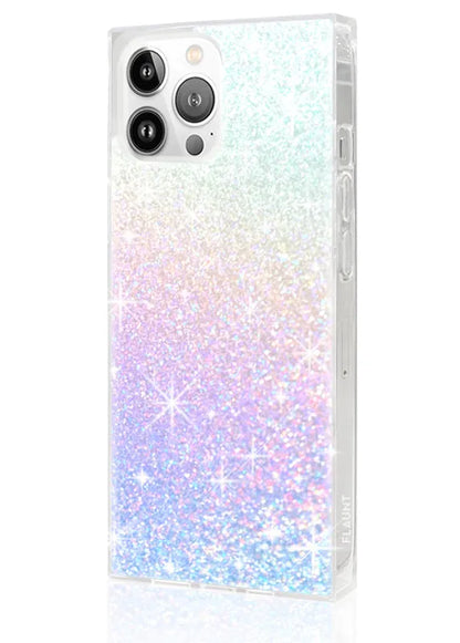 SQUARE® Iridescent Glitter iPhone Case