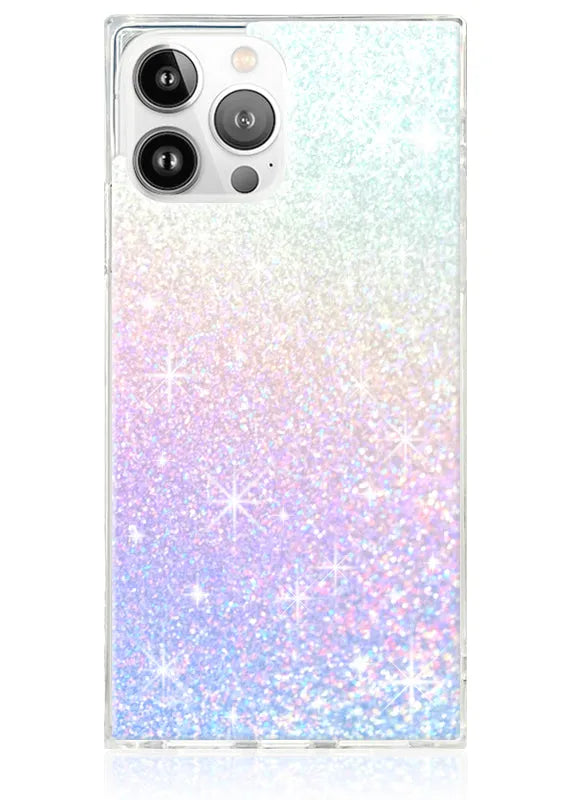 SQUARE® Iridescent Glitter iPhone Case