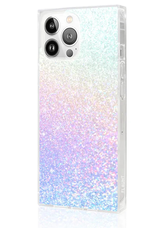 SQUARE® Iridescent Glitter iPhone Case