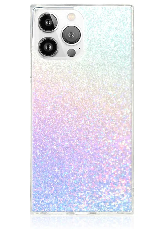 SQUARE® Iridescent Glitter iPhone Case