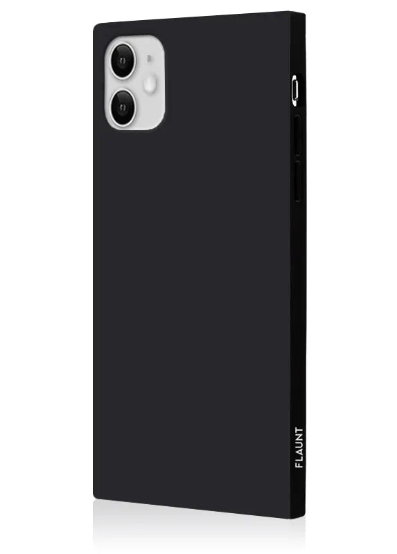SQUARE® Matte Black iPhone Case