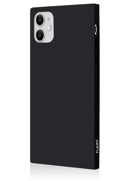 SQUARE® Matte Black iPhone Case