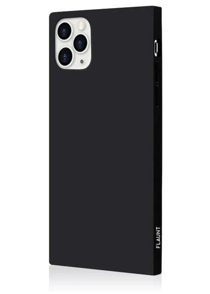 SQUARE® Matte Black iPhone Case