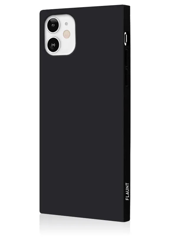 SQUARE® Matte Black iPhone Case