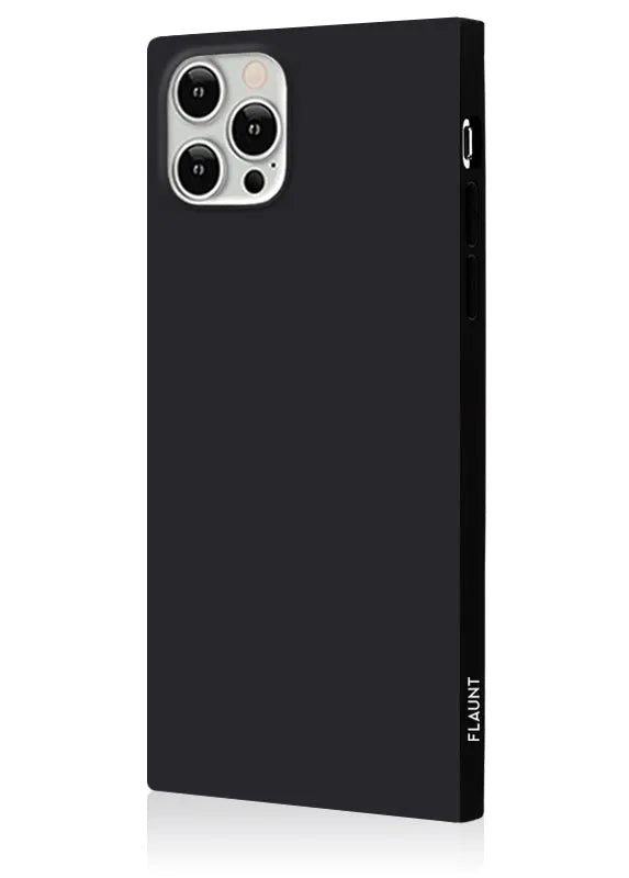 SQUARE® Matte Black iPhone Case