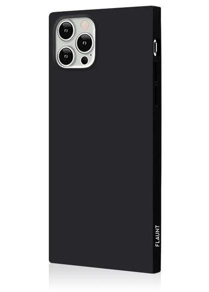 SQUARE® Matte Black iPhone Case