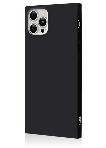 SQUARE® Matte Black iPhone Case