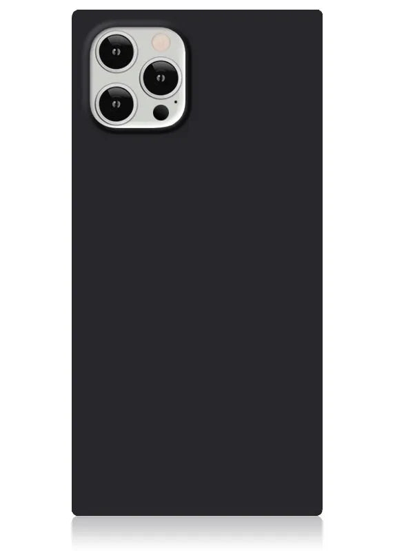 SQUARE® Matte Black iPhone Case