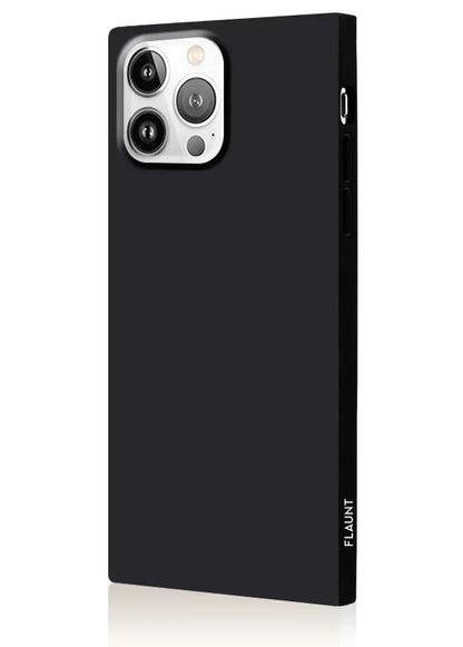 SQUARE® Matte Black iPhone Case