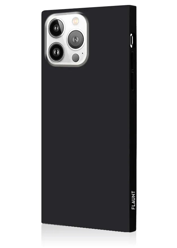 SQUARE® Matte Black iPhone Case