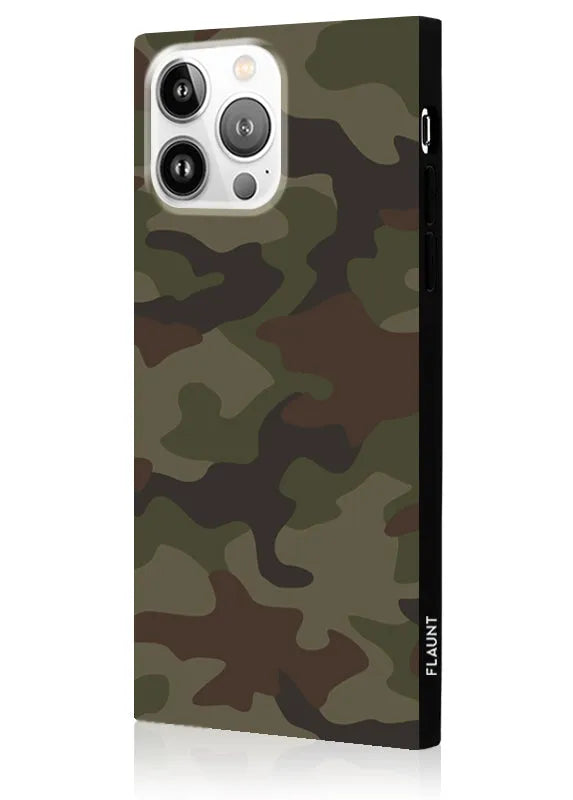 SQUARE® Matte Camo iPhone Case
