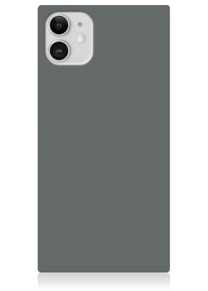 SQUARE® Matte Gray iPhone Case