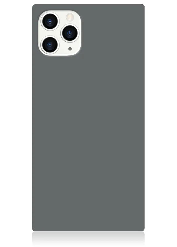SQUARE® Matte Gray iPhone Case