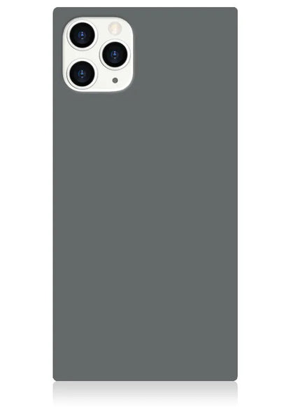 SQUARE® Matte Gray iPhone Case