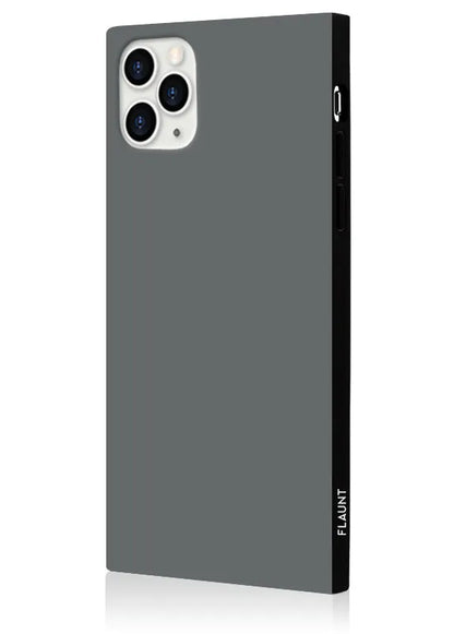 SQUARE® Matte Gray iPhone Case