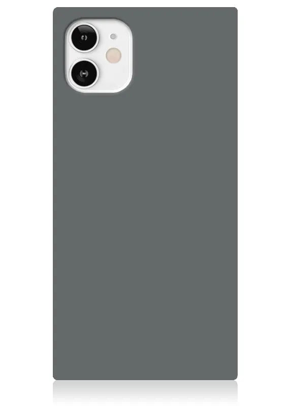 SQUARE® Matte Gray iPhone Case