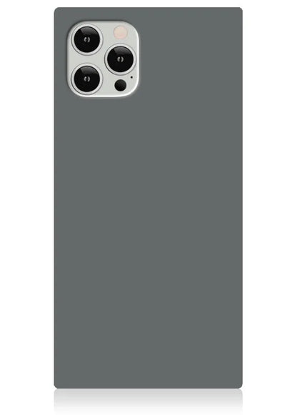 SQUARE® Matte Gray iPhone Case