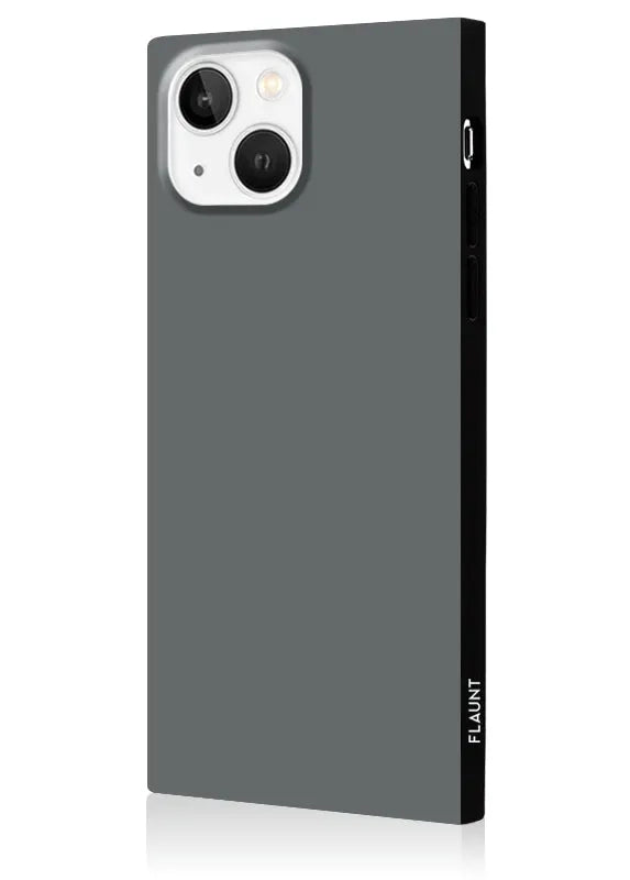 SQUARE® Matte Gray iPhone Case