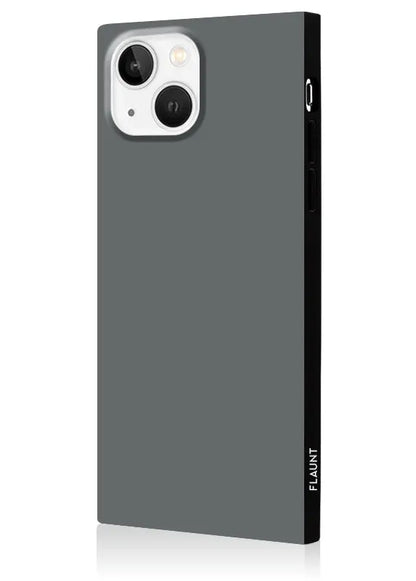 SQUARE® Matte Gray iPhone Case