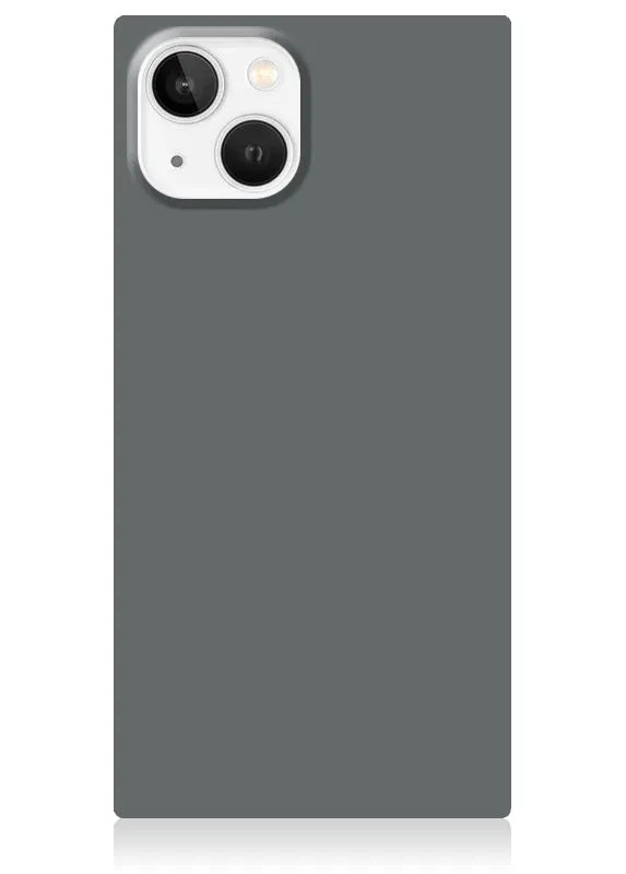 SQUARE® Matte Gray iPhone Case