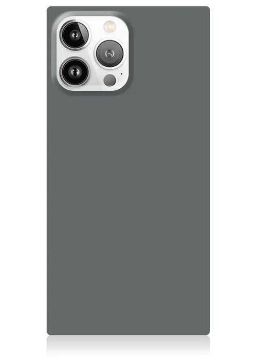SQUARE® Matte Gray iPhone Case