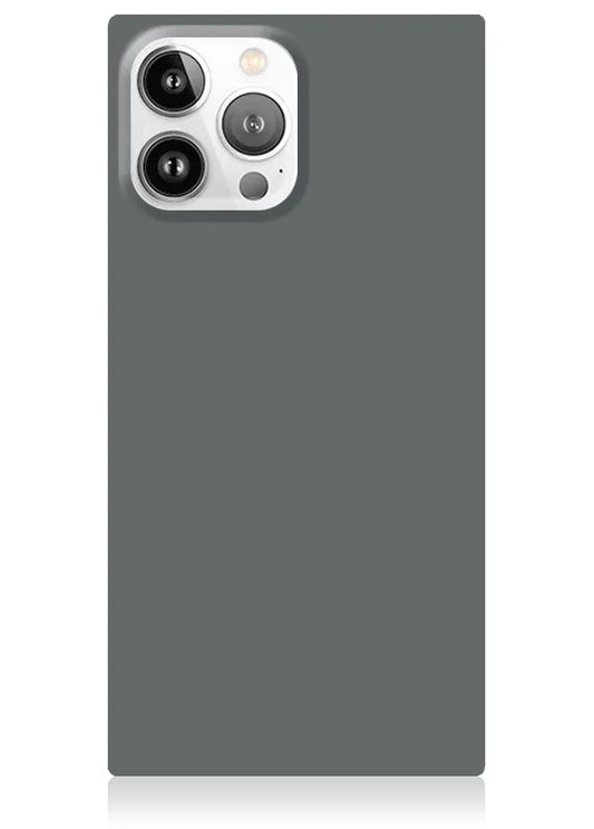 SQUARE® Matte Gray iPhone Case