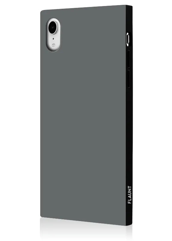 SQUARE® Matte Gray iPhone Case