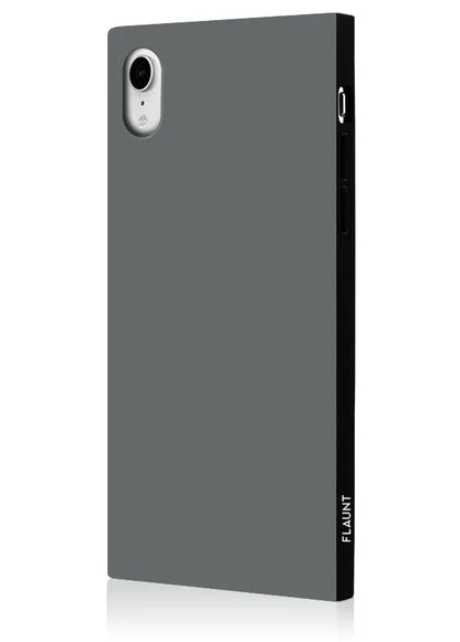 SQUARE® Matte Gray iPhone Case