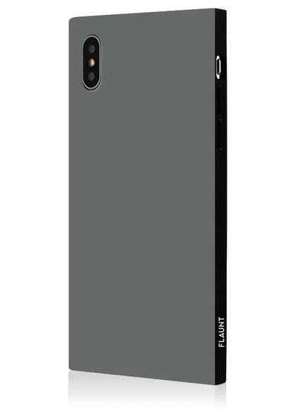 SQUARE® Matte Gray iPhone Case