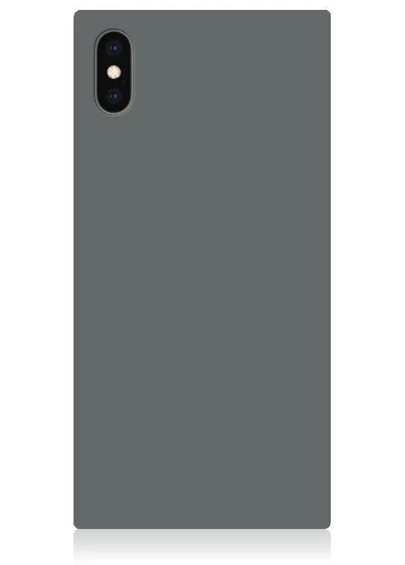 SQUARE® Matte Gray iPhone Case