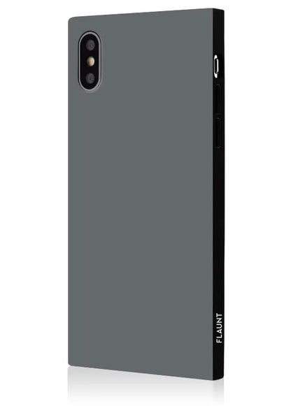 SQUARE® Matte Gray iPhone Case