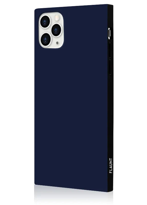 SQUARE® Matte Navy iPhone Case