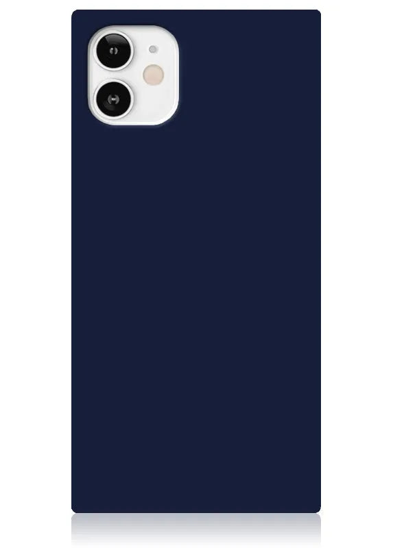SQUARE® Matte Navy iPhone Case
