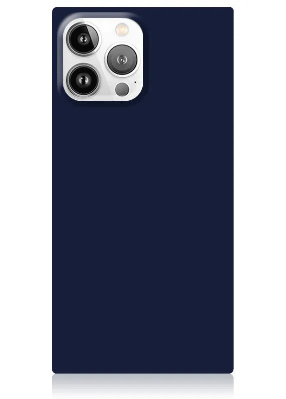 SQUARE® Matte Navy iPhone Case