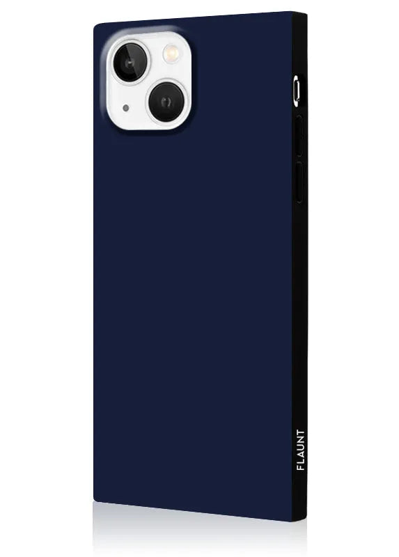 SQUARE® Matte Navy iPhone Case