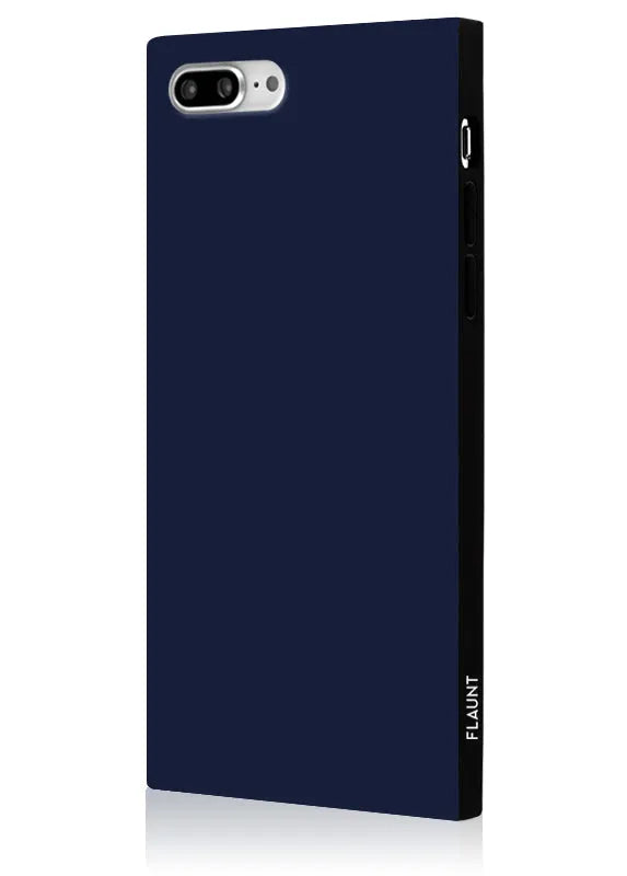 SQUARE® Matte Navy iPhone Case