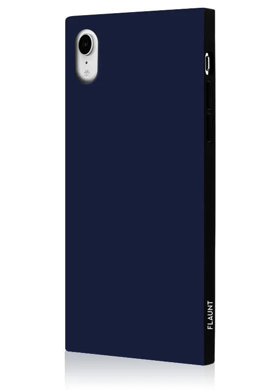 SQUARE® Matte Navy iPhone Case