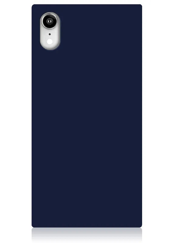 SQUARE® Matte Navy iPhone Case