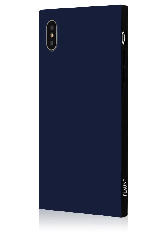 SQUARE® Matte Navy iPhone Case