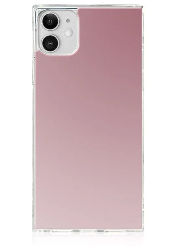 SQUARE® Metallic Rose Mirror iPhone Case