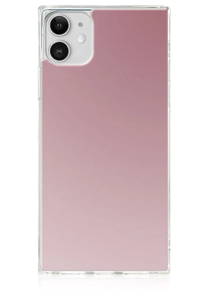 SQUARE® Metallic Rose Mirror iPhone Case